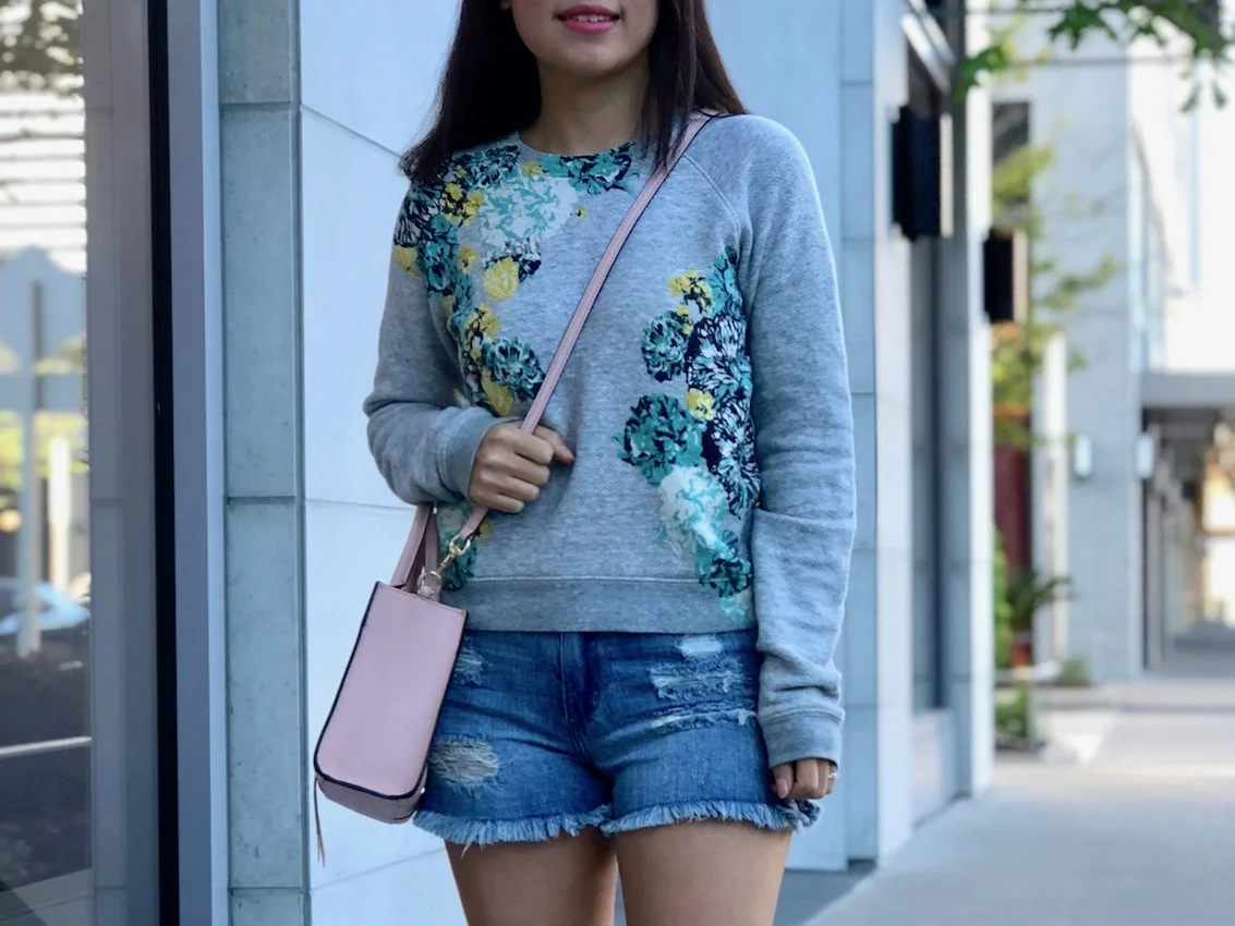 J crew 2025 floral sweatshirt